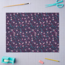 鮮やかなフロスティングローズの園の包装紙 薄葉紙