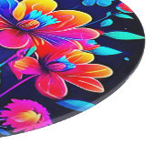 鮮やかなフローラブーケ カッティングボード (角)