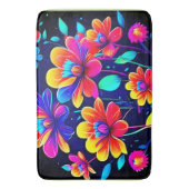 鮮やかなフローラブーケ バスマット (正面縦)