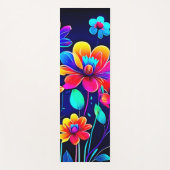 鮮やかなフローラブーケ ヨガマット (正面)