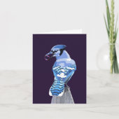 鮮やかなブルージェイ カード (正面)