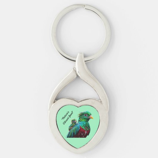 「鮮やかなプルーム」 キーホルダー (正面)