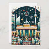鮮やかなベルリンのホリデーワンダーズカード シーズンカード (正面/裏面)