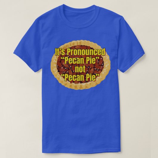 鮮やかなペカンパイTシャツ Tシャツ (デザイン正面)