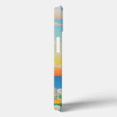 鮮やかなペーパークラフトの海洋波の情景 Case-Mate iPhoneケース (裏面 / 右)