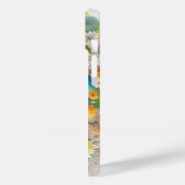 鮮やかなペーパークラフトの海洋波の情景 Case-Mate iPhoneケース (裏面 / 左)