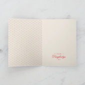 鮮やかなホリデーの葉 シーズンカード (内部)