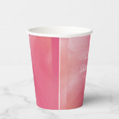 鮮やかなボヘミア オンブレ ブライダル シャワー 紙コップ (右)