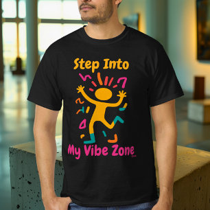 鮮やかなポップアートキャラクターTシャツ Tシャツ