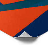 鮮やかなポップアート スフィンクス ジオメトリック ウォールアート (角)