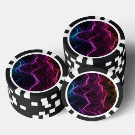 鮮やかなポーカーチップのデザイン ポーカーチップ