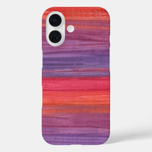 鮮やかなマゼンタとパープルの抽象的なオイルペイント Case-Mate iPhoneケース (裏面)