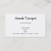 鮮やかなマゼンタの抽象芸術水の色のテクスチャ 名刺 (裏面)