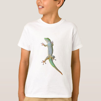 鮮やかなマダガスカル グリーン デイ ヤモリ Tシャツ