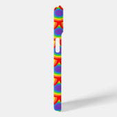 鮮やかなマルチカラーレトロアーク柄 Case-Mate iPhoneケース (裏面 / 右)