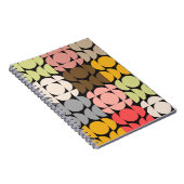 鮮やかなミッドセンチュリーサークルモダンノートブック ノートブック (右側)