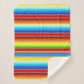 鮮やかなメキシコ総括的で伝統的なスペイン語Serape シェルパブランケット (正面)