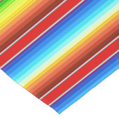 鮮やかなメキシコ総括的で伝統的なスペイン語Serape ショートテーブルランナー (コーナー)