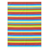 鮮やかなメキシコ総括的で伝統的なスペイン語Serape テーブルクロス (正面)