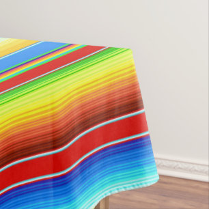 鮮やかなメキシコ総括的で伝統的なスペイン語Serape テーブルクロス