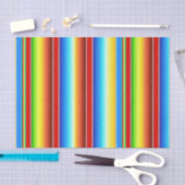 鮮やかなメキシコ総括的で伝統的なスペイン語Serape 薄葉紙 (クラフト)