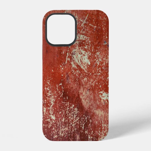 鮮やかなメタリック質感の古銅色 iPhoneケース (裏面)