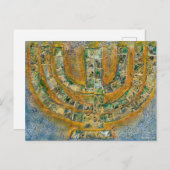 鮮やかなメノーラ ポストカード (正面/裏面)