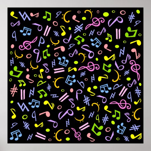 鮮やかなメモ ポスター (正面)