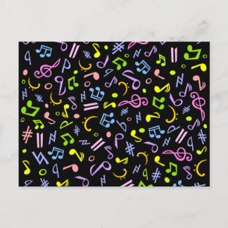 鮮やかなメモ ポストカード