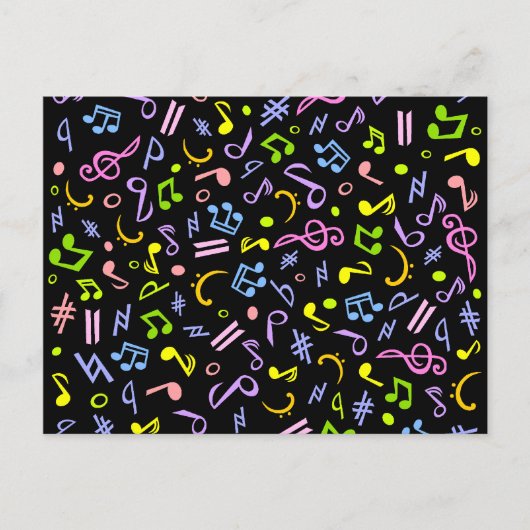 鮮やかなメモ ポストカード (正面)