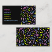 鮮やかなメモ 名刺 (正面/裏面)