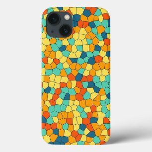 鮮やかなモザイク模様 iPhone 13ケース