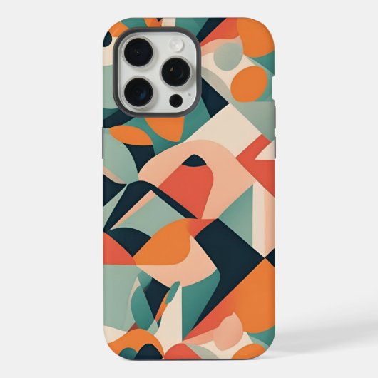 鮮やかなモザイク iPhoneケース (裏面)