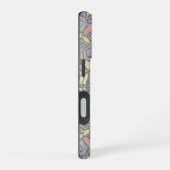 鮮やかなモザイク iPhone 16ケース (右側面)