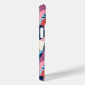 鮮やかなモダンアブストラクトシェイプ柄 Case-Mate iPhoneケース (裏面 / 右)
