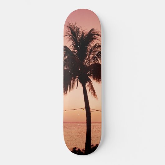 鮮やかなヤシの木の夢#4 #tropical #wall #decor #a スケートボード (正面)