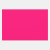 鮮やかなラズベリー無地の色 ラッピングペーパーシート (正面2)