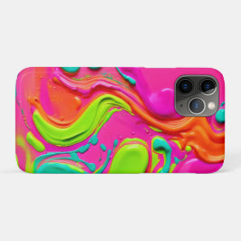 鮮やかなリキッドペイント iPhone 11 PROケース