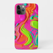 鮮やかなリキッドペイント Case-Mate iPhoneケース (裏)