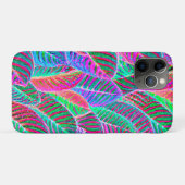 鮮やかなリーフパターンデザイン Case-Mate iPhoneケース (裏面(横))