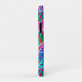 鮮やかなリーフパターンデザイン Case-Mate iPhoneケース (裏面/右)