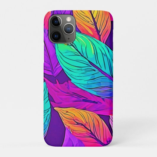 鮮やかなリーフパターン Case-Mate iPhoneケース (裏)