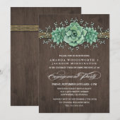 鮮やかなルースドゥイッグジャメントパーティーへの招待状 招待状 (正面/裏面)