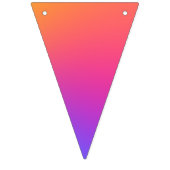 鮮やかなレインボーグラデーションバースデーパーティー バンティングフラッグ (第3の旗)