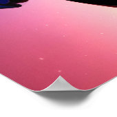 鮮やかなレトロ50年代の女性Sci Fi宇宙レンジャー ポスター (角)