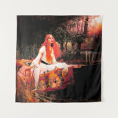 鮮やかなレトロ – ザレディーオブシャロット タペストリー (正面(横))