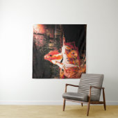 鮮やかなレトロ – ザレディーオブシャロット タペストリー (インサイチュ)