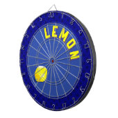 鮮やかなレモン ダーツボード (正面右)