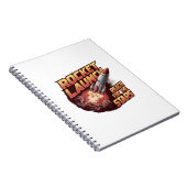 鮮やかなロッはっきりしたク打ち上げノート ノートブック (右側)