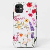 鮮やかなワイルドフラワーフローラ Case-Mate iPhoneケース (裏面)
